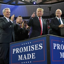 A Night Among the Trump Believers Way Up North