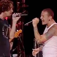 Flashback: Chester Bennington and Chris Cornell Sing 'Hunger Strike'