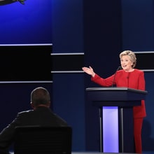 Clinton on Trump: 'A Man Who Has Called Women 'Pigs, Slobs and Dogs''