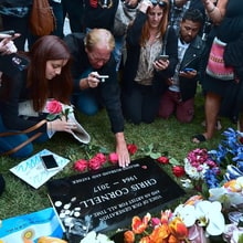 Fans Mourn, Remember Chris Cornell at Public Memorial Service