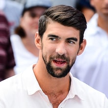 Michael Phelps 'Loses' to Great White Shark in Fake Race