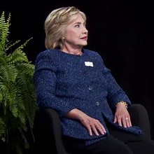 Hillary Clinton, Zach Galifianakis Trade Trump Jokes on 'Between Two Ferns'