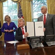 Trump Says the U.S. Will Now Detain Migrant Families Together