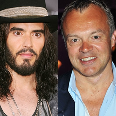 russell brand on graham norton ariana finlayson us weekly russell brand on graham norton ariana finlayson us weekly