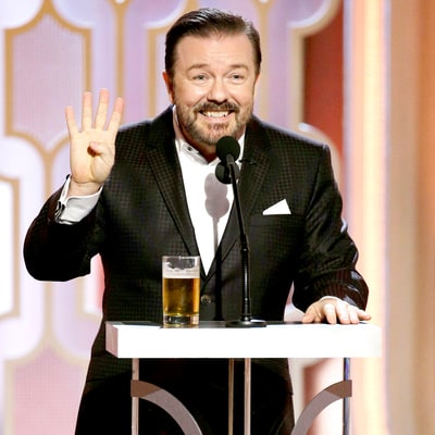 Was Ricky Gervais funny at the 2016 Golden Globes?